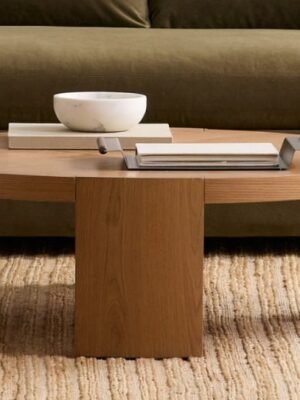 Pierce & Ward Inlay Wood Coffee Table