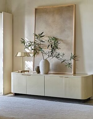 Shea Enameled Lacquer Media Console