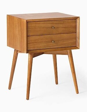 Mid-Century Closed Nightstand