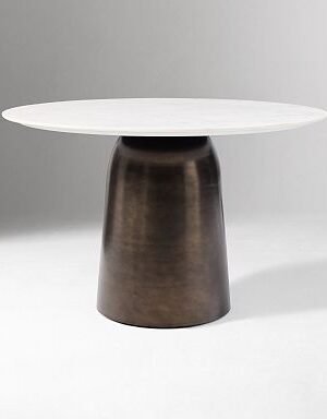 Olina Marble Round Dining Table